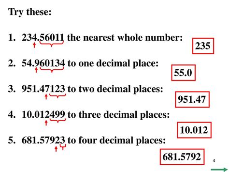 rounding to 0 decimal place.